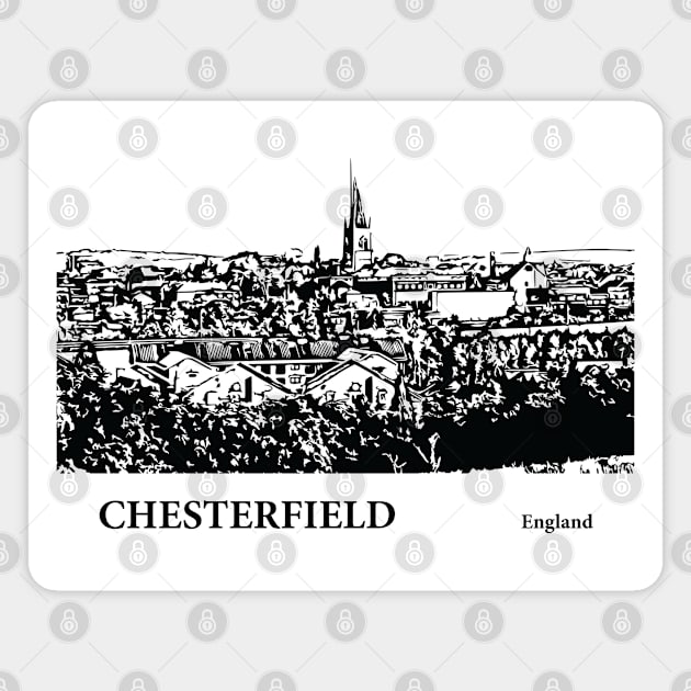 Chesterfield England Magnet by Lakeric